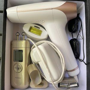 Lescolton IPL Hair Removal and Microcurrent Skin Facelift Beauty Device Bundle